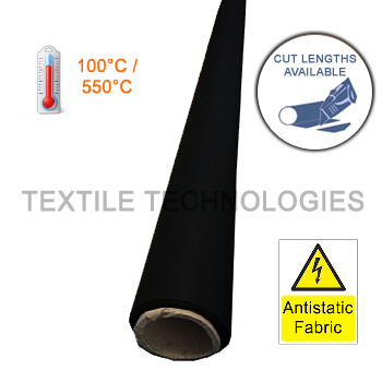 Anti Static Black Neoprene Coated Glass Cloth