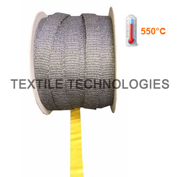 Adhesive Backed Black E Glass Knitted Tape