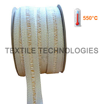 Adhesive Backed White E Glass Knitted Ladder Tape