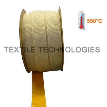 Adhesive Backed White E Glass Knitted Tape