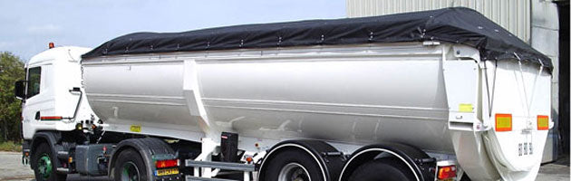 Truck with Asphalt Resistance Truck Covers