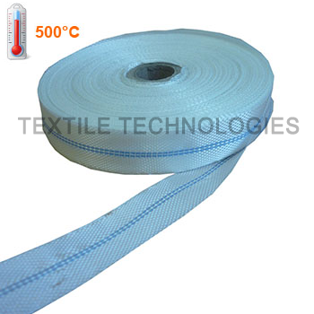 E Glass Electrical Tape Class C - 0.09mm (Blue Centre Tracer Line)