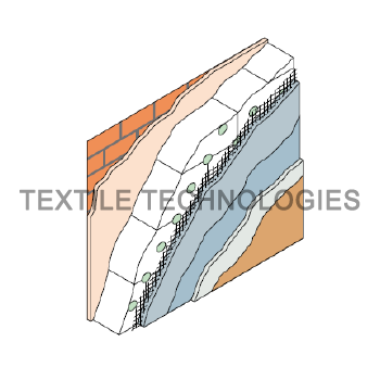 Diagram of EIFS Fibreglass Mesh