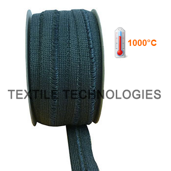 Black Silica Knitted Ladder Tape
