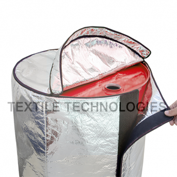 200L Aluminised Drum Cover With Velcro