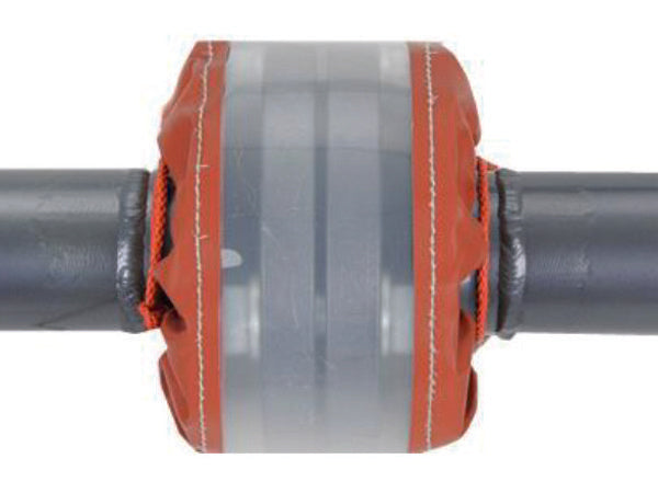 Flanschabdeckung aus PTFE-beschichtetem Glasfasergewebe mit zentralem ETFE-Band