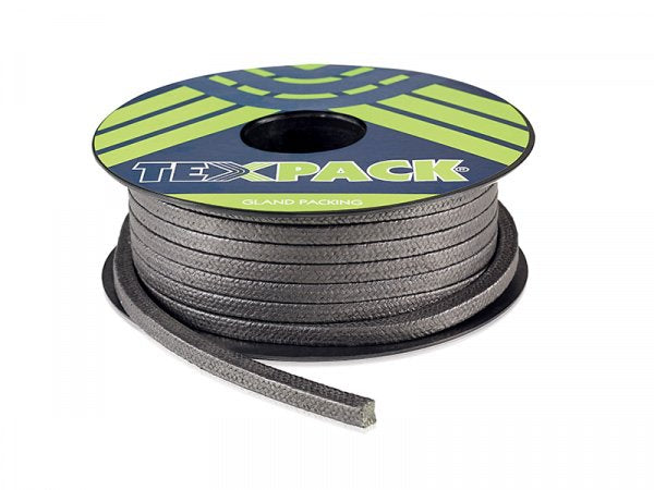 Diskontinuierlich graphitierte und geschmierte Aramtex®- + Inconel-Stopfbuchspackung