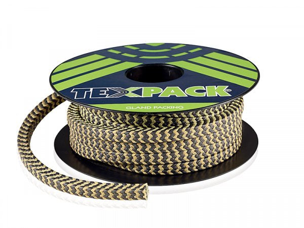 Fluorpack® + Zebra-Striped Aramtex® Stopfbuchspackung
