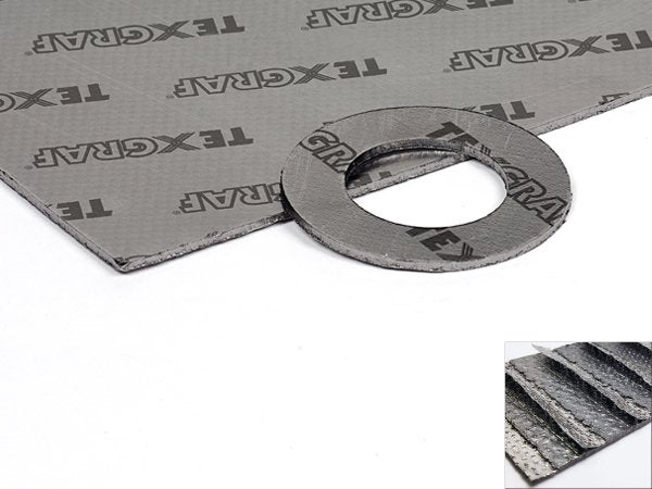 Multiple foil graphite sheets