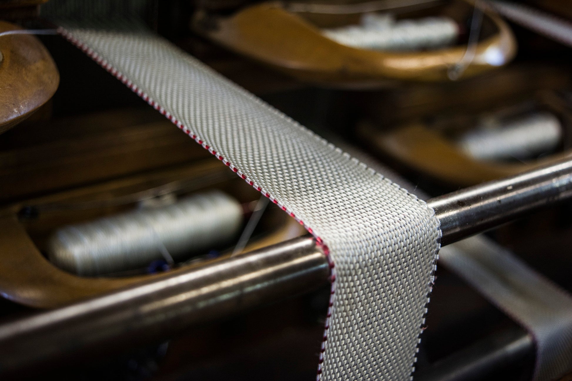 Close Up of Shuttle Woven Webbing 