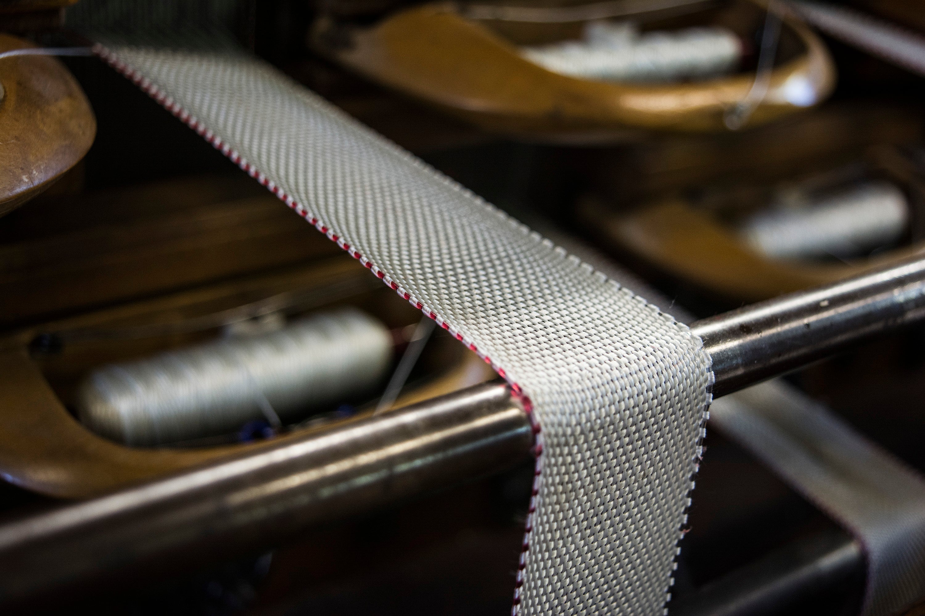 Close Up of Shuttle Woven Webbing 