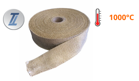 Fettuccia in silice rivestita in vermiculite