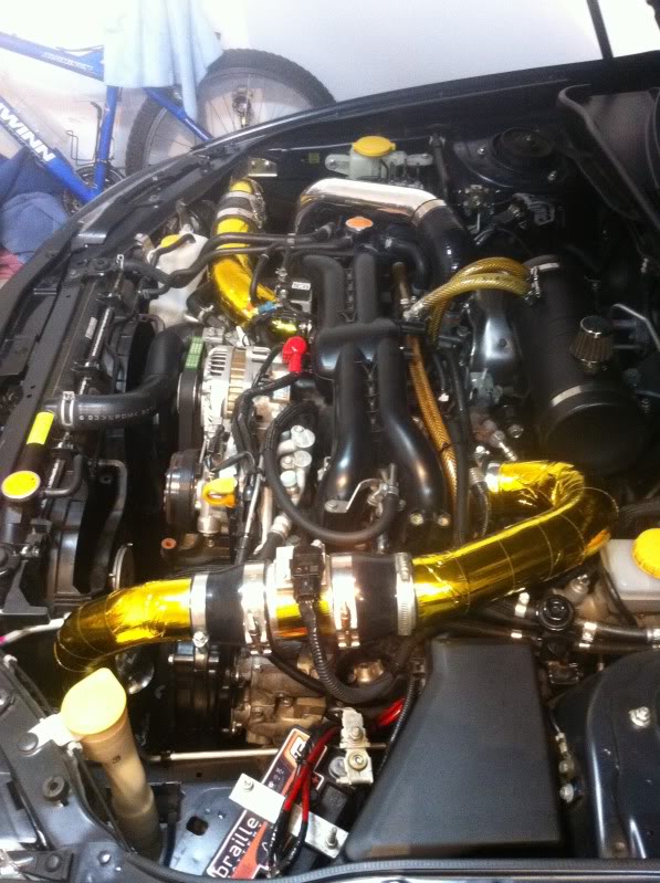 Gold Foil Heat Shield Tape In A Car