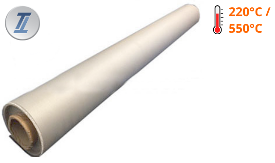 Silikonbelagd glasduk