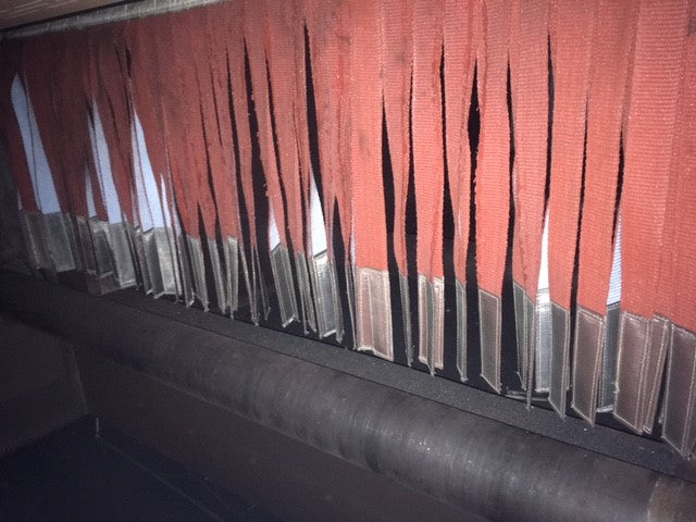 Close Up Of Strip Curtains In Situ