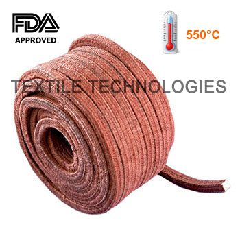 Food Grade Silicone Coated E Glass Rope Packing