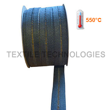 Adhesive Backed Black E Glass Knitted Ladder Tape