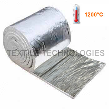Bio Soluble Blanket With Double Sided Foil Lamination