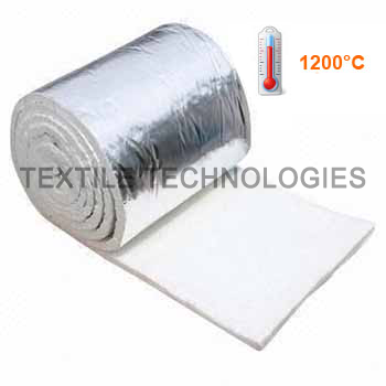 Bio Soluble Blanket With Single Sided Foil Lamination