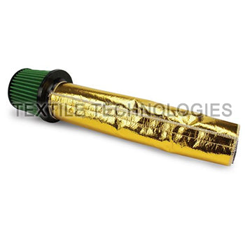 Gold Foil Heat Shield Velcro Sleeve In Situ