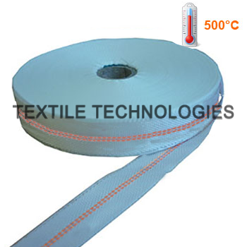 E Glass Electrical Tape Class C - 0.18mm (Orange Centre Tracer Line)