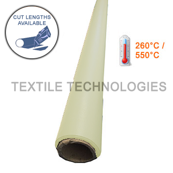 Beige  Heavy Weight PTFE Coated Glass Cloth