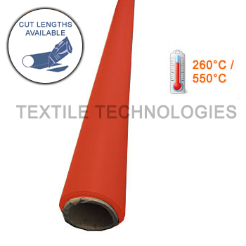Orange  Heavy Weight PTFE Coated Glass Cloth